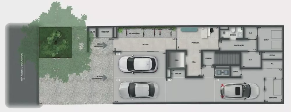 Apartamento, 1 quarto, 62 m² - Foto 1