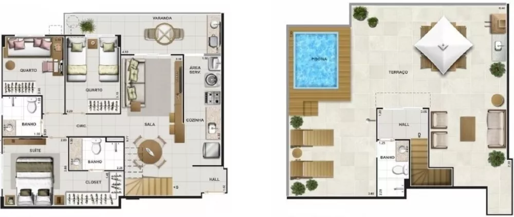 Apartamento, 3 quartos, 70 m² - Foto 29