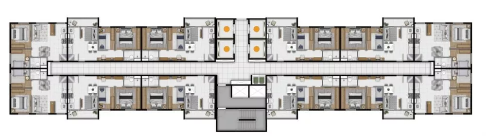 Apartamento, 2 quartos, 36 m² - Foto 16