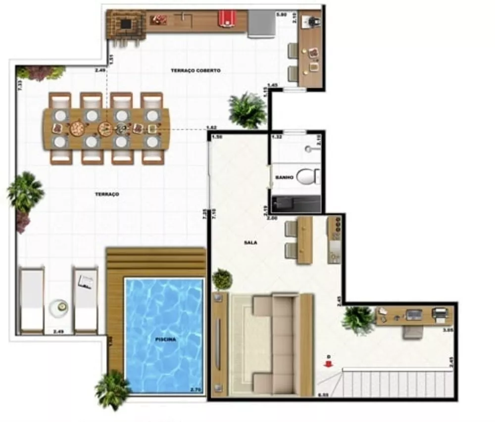 Cobertura, 2 quartos, 191 m² - Foto 30