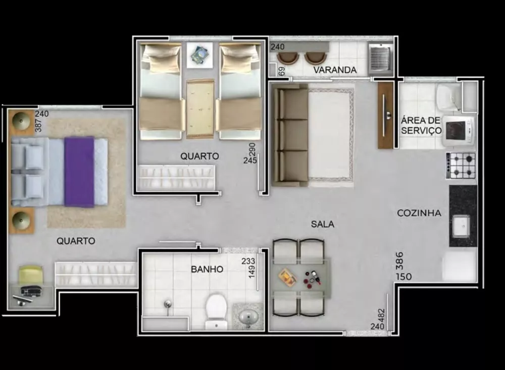 Apartamento, 2 quartos, 66 m² - Foto 21
