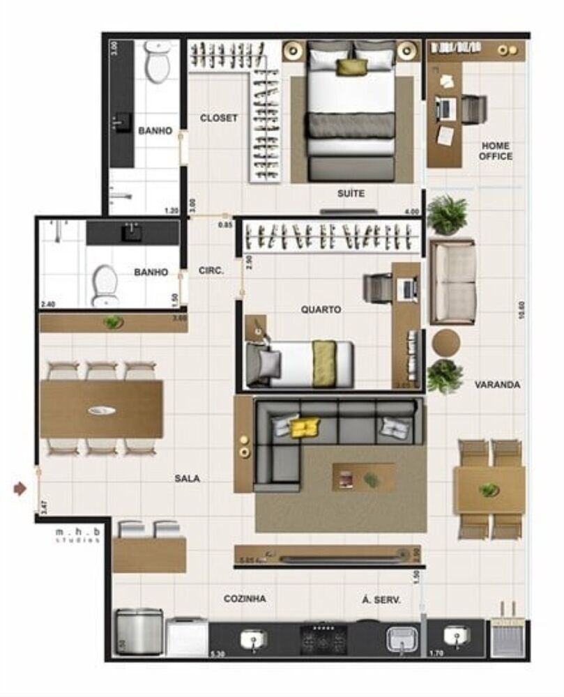 Apartamento, 3 quartos, 153 m² - Foto 18