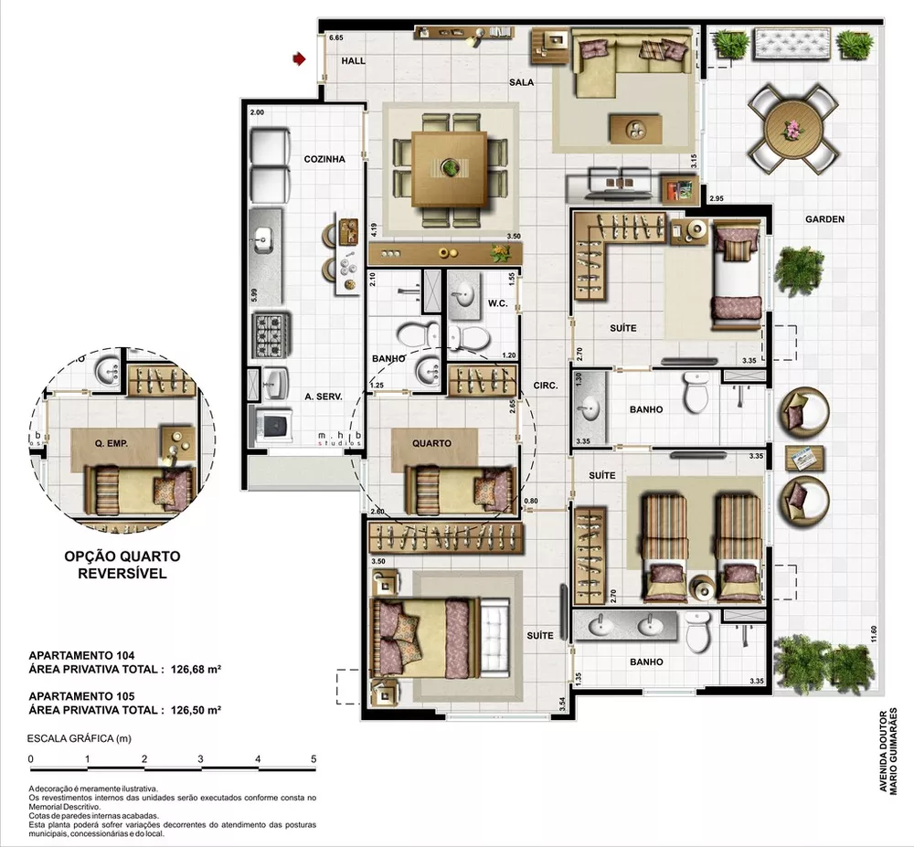 Cobertura, 4 quartos, 213 m² - Foto 27