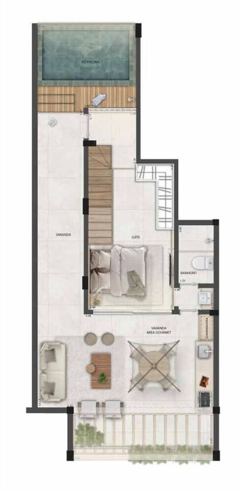 Apartamento à venda com 1 quarto, 49m² - Foto 20