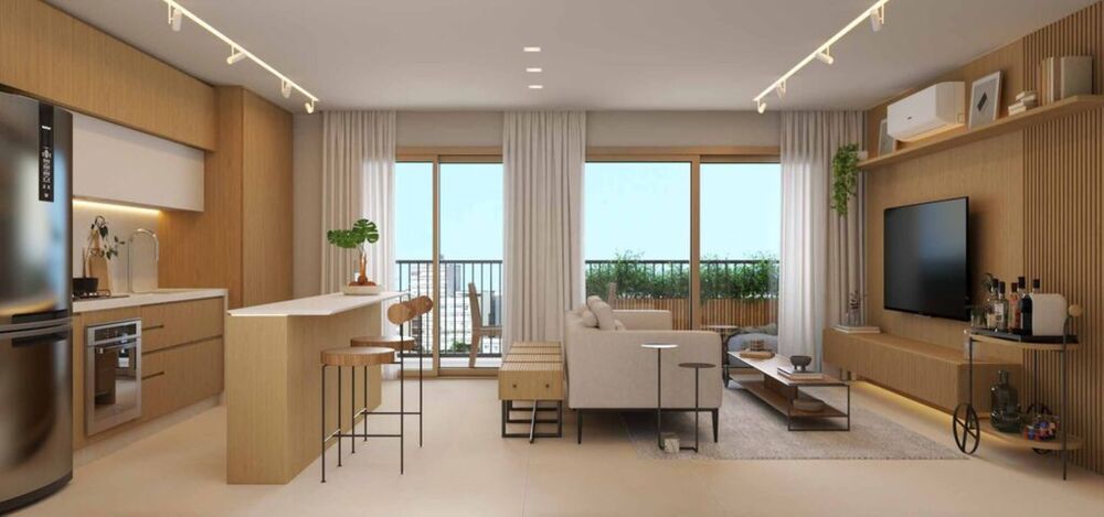 Apartamento à venda com 1 quarto, 49m² - Foto 4