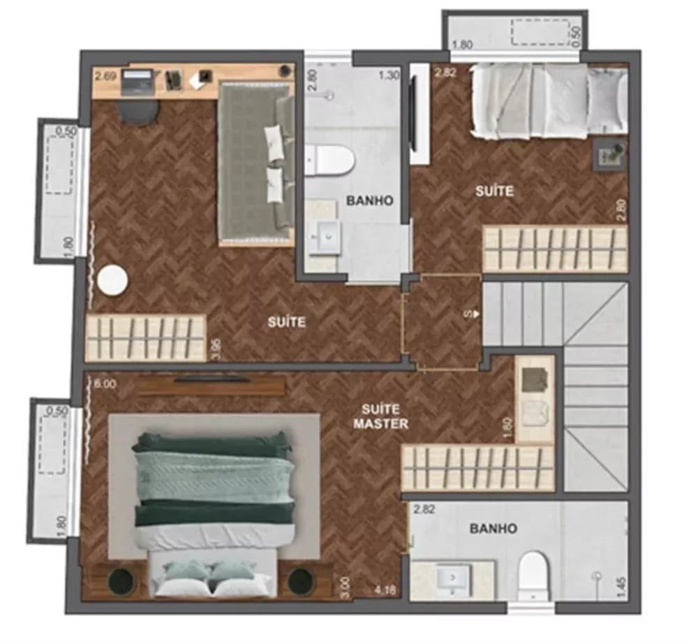 Apartamento, 1 quarto, 35 m² - Foto 33