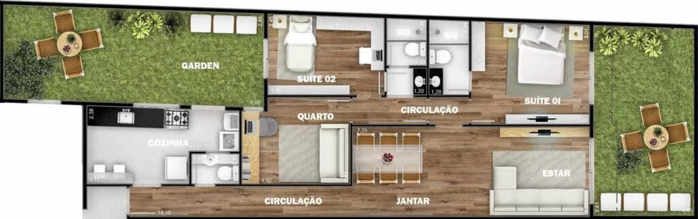 Apartamento, 3 quartos, 90 m² - Foto 7