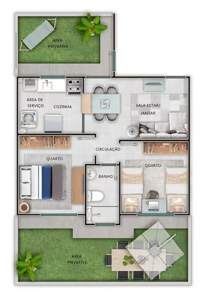 Apartamento, 2 quartos, 51 m² - Foto 15