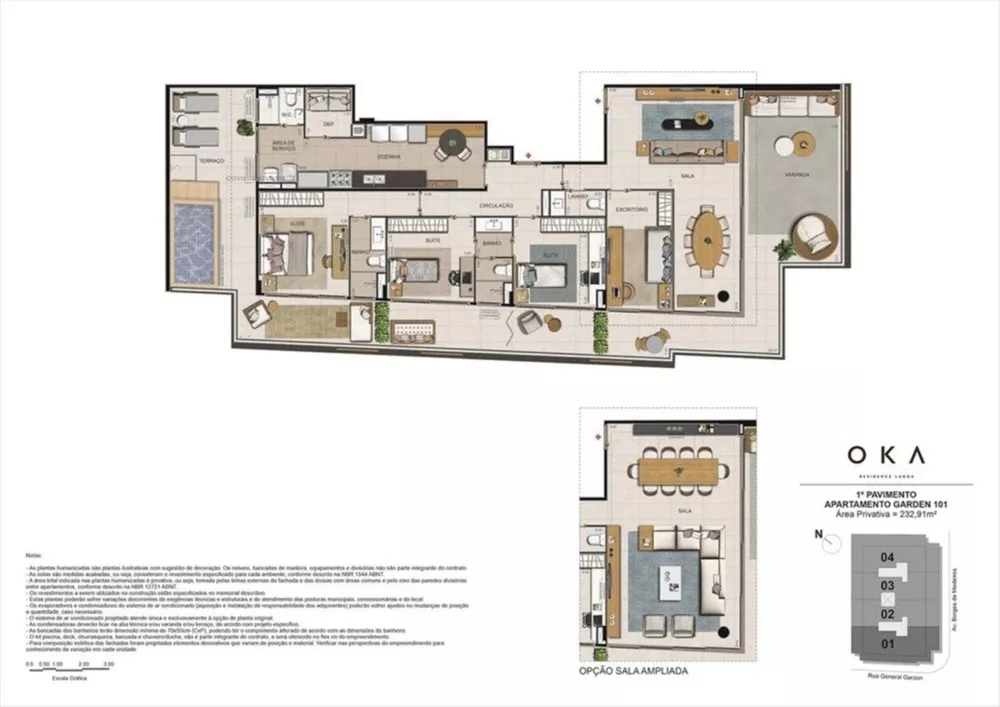 Apartamento à venda com 3 quartos, 183m² - Foto 32