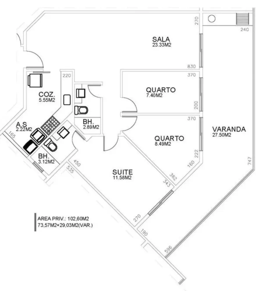 Cobertura, 3 quartos, 148 m² - Foto 6