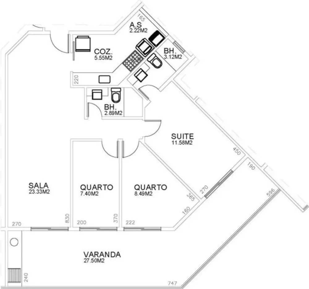 Cobertura, 3 quartos, 148 m² - Foto 8