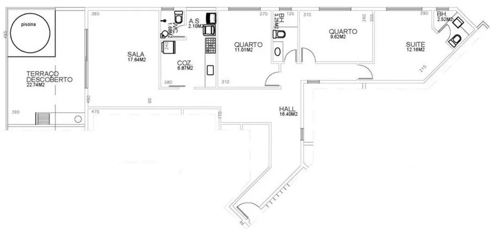 Cobertura, 3 quartos, 148 m² - Foto 12