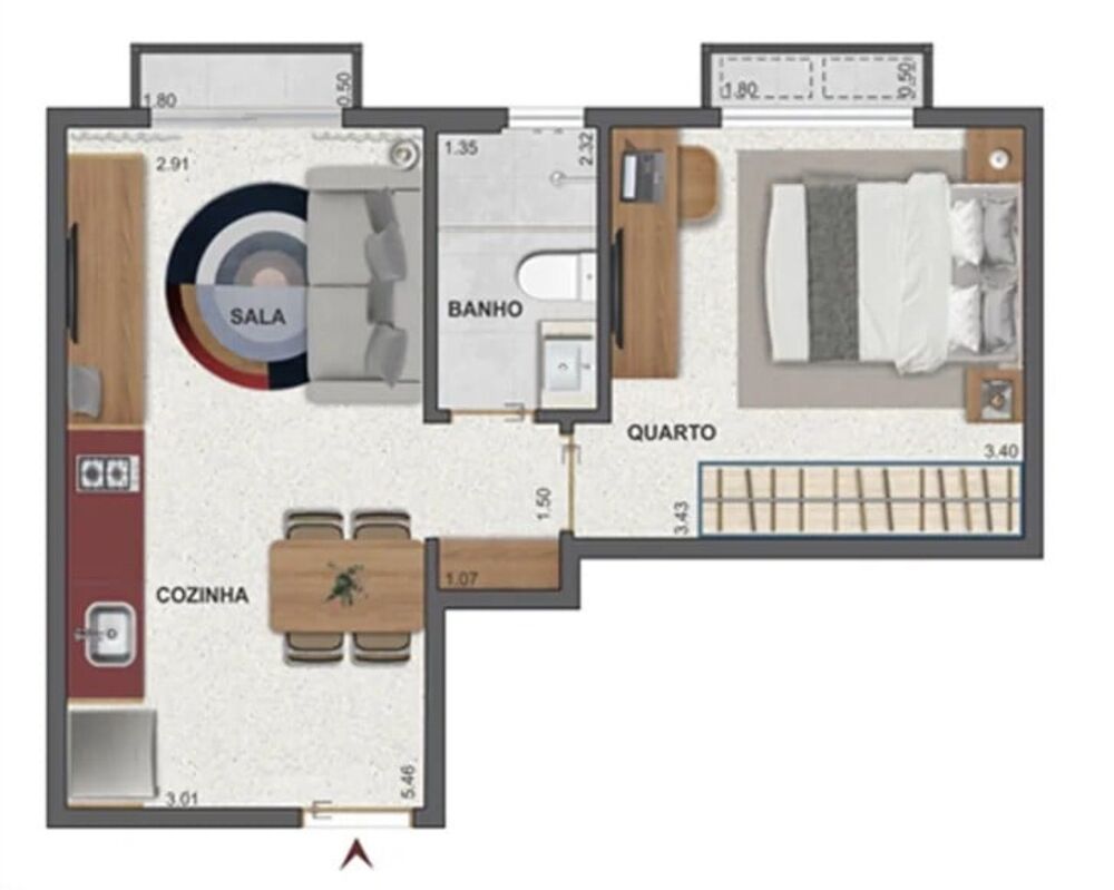 Apartamento, 2 quartos, 66 m² - Foto 22