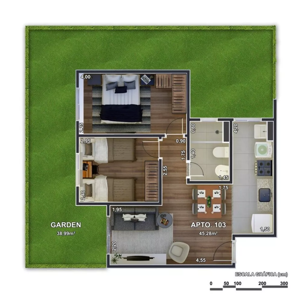 Apartamento, 2 quartos, 49 m² - Foto 43