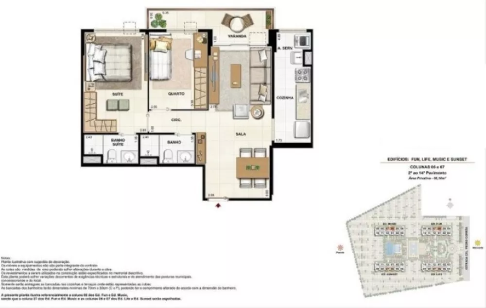 Apartamento, 2 quartos, 66 m² - Foto 49