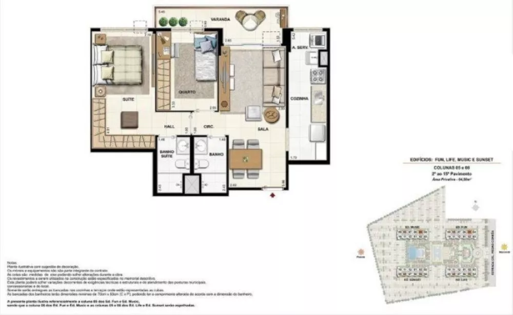 Apartamento, 2 quartos, 66 m² - Foto 50