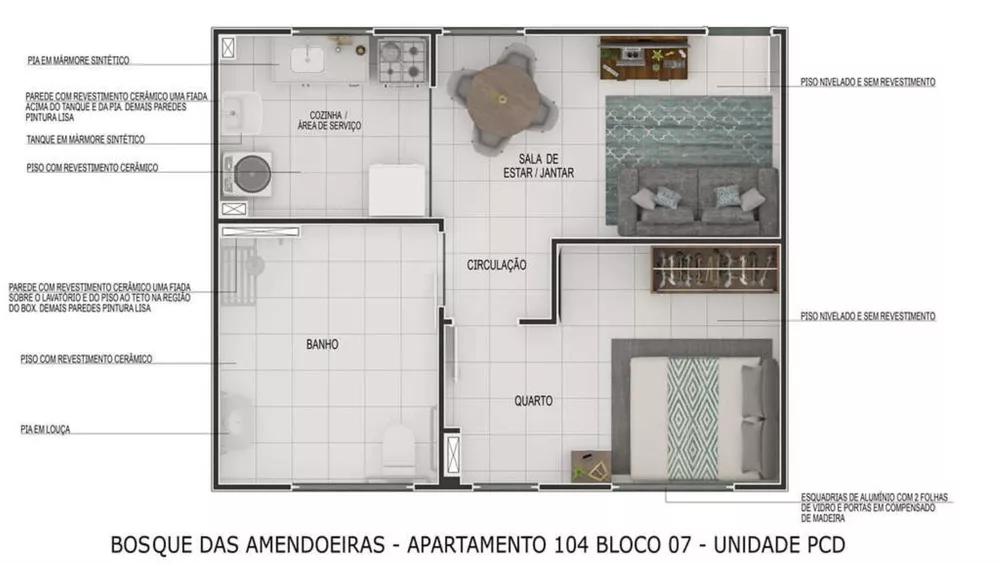 Apartamento, 2 quartos, 40 m² - Foto 14