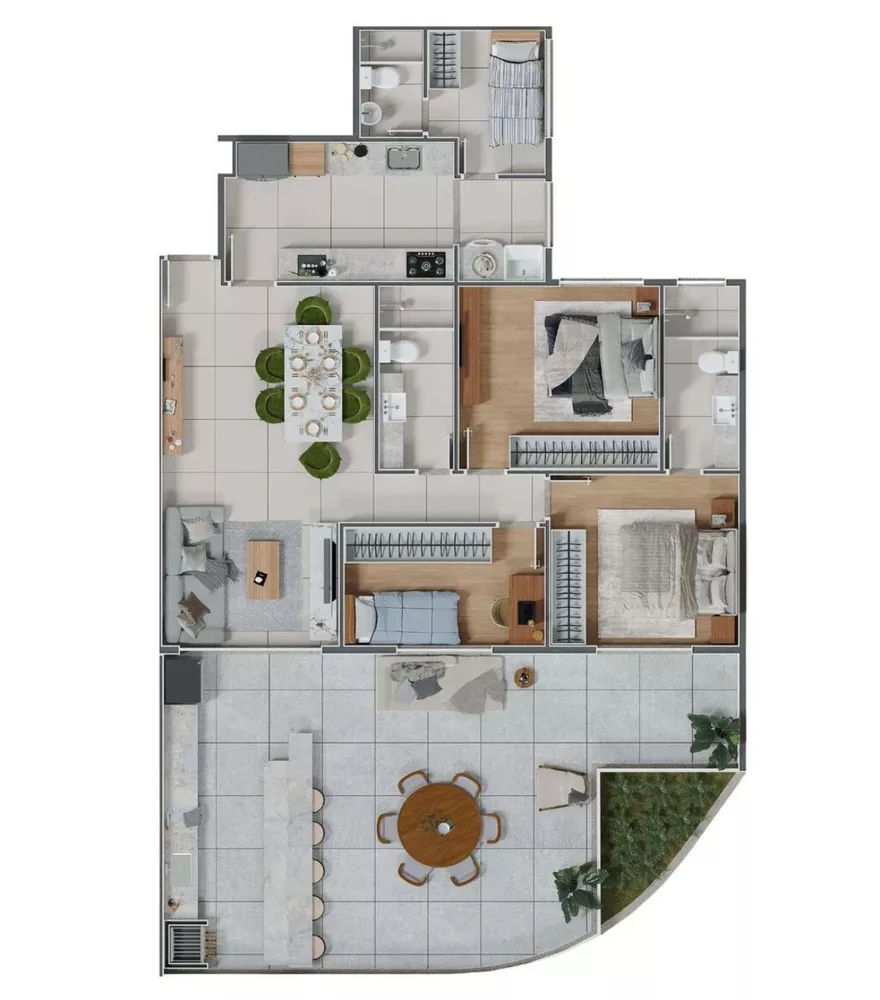 Cobertura, 3 quartos, 152 m² - Foto 19