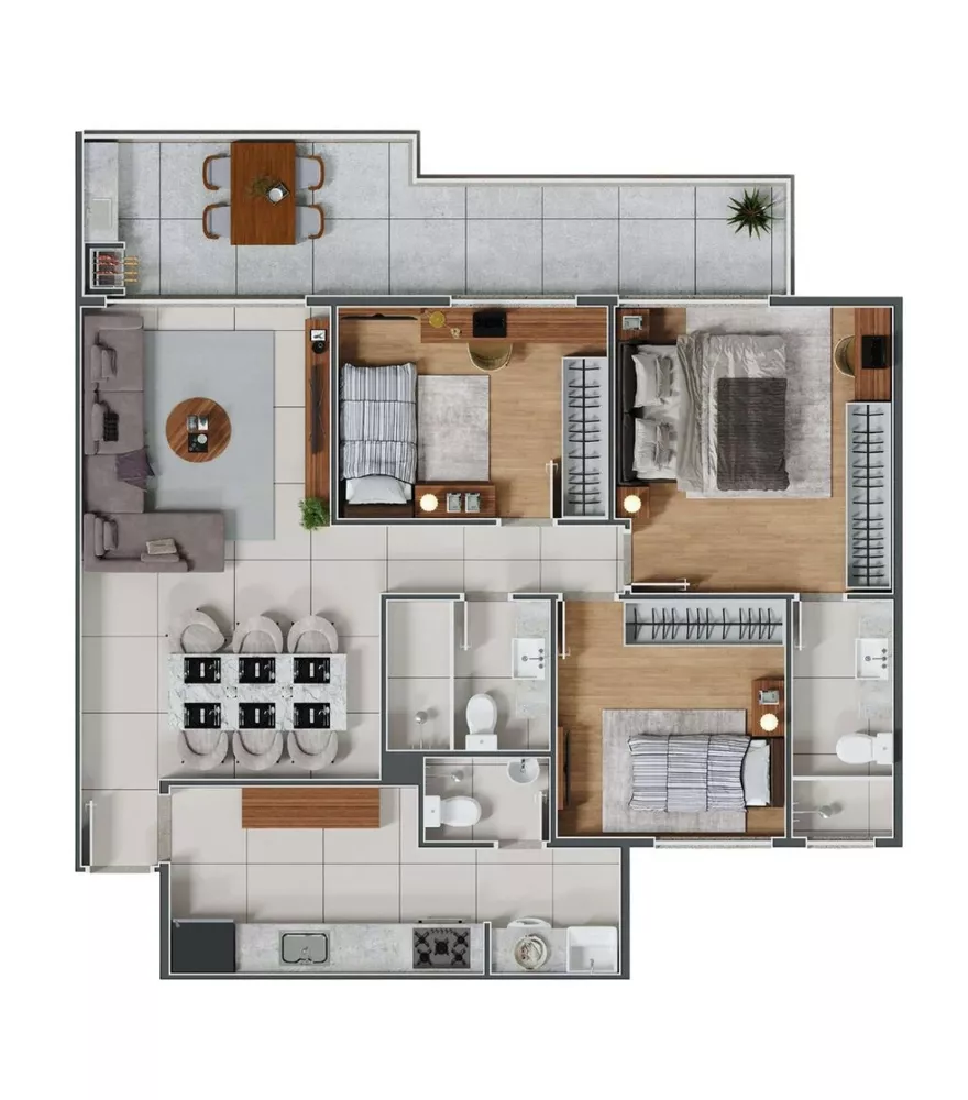 Cobertura, 3 quartos, 152 m² - Foto 17