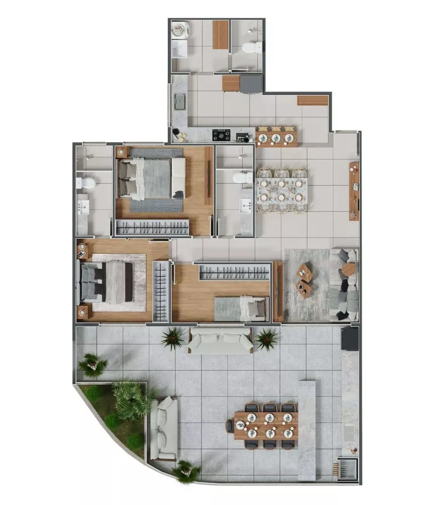 Cobertura, 3 quartos, 152 m² - Foto 18