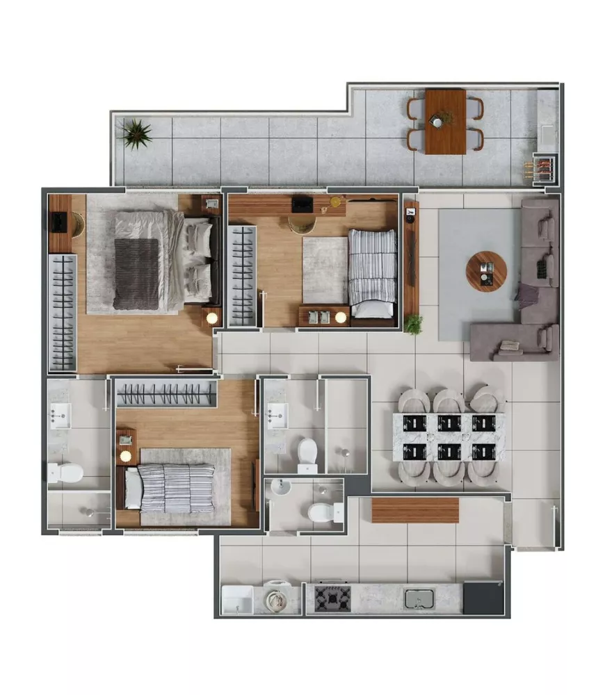 Cobertura, 3 quartos, 152 m² - Foto 16