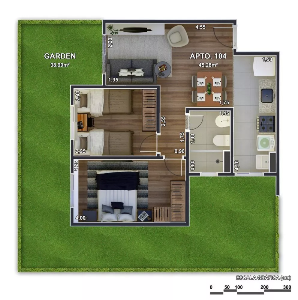 Apartamento à venda com 1 quarto, 57m² - Foto 44