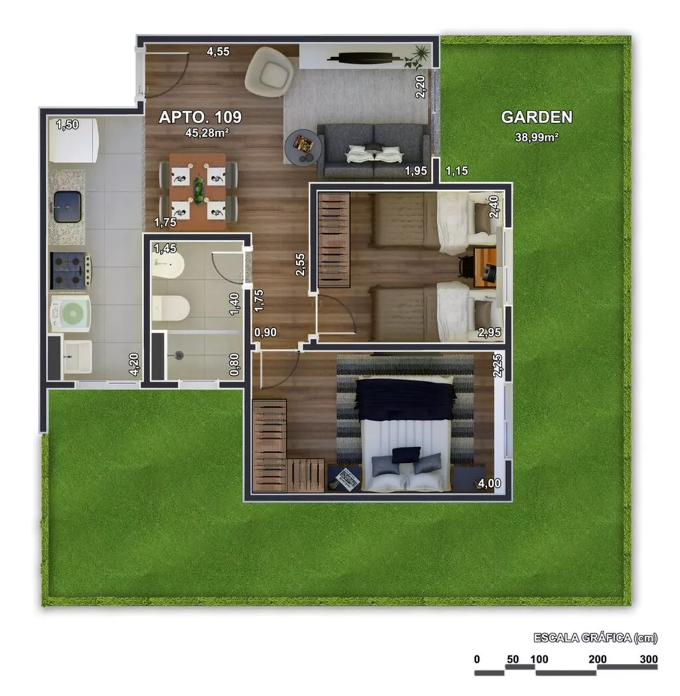 Apartamento à venda com 1 quarto, 57m² - Foto 45