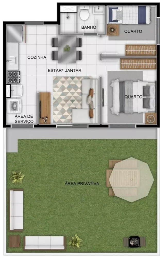 Apartamento, 2 quartos, 36 m² - Foto 18