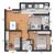 Apartamento, 2 quartos, 43 m² - Foto 2