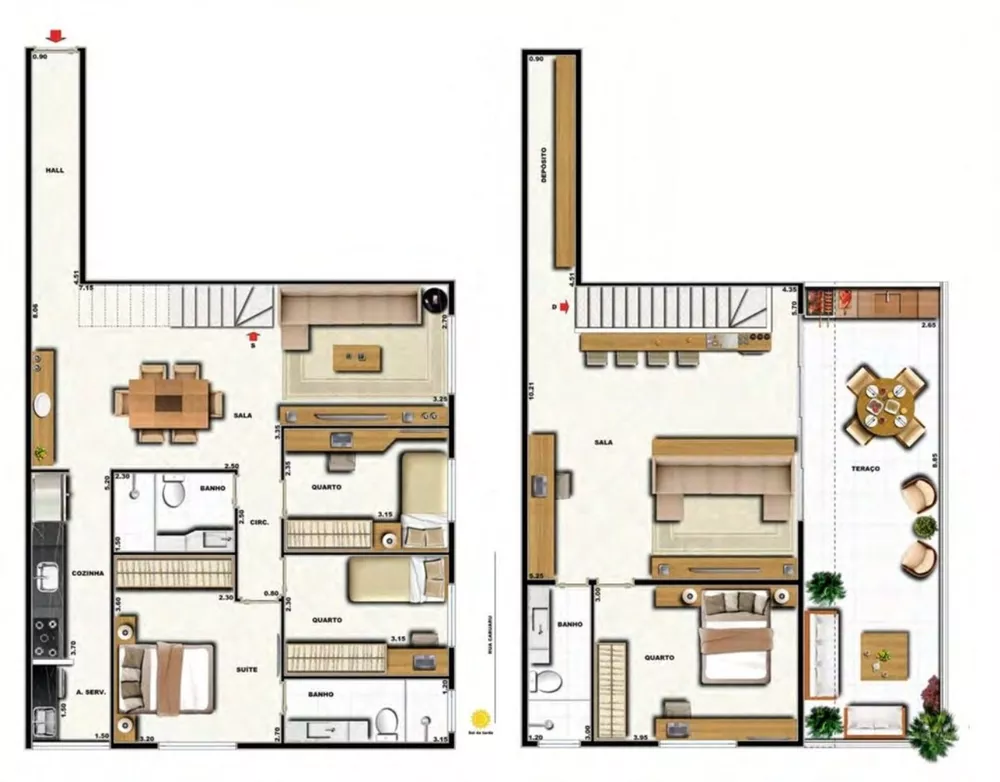 Apartamento, 3 quartos, 164 m² - Foto 49