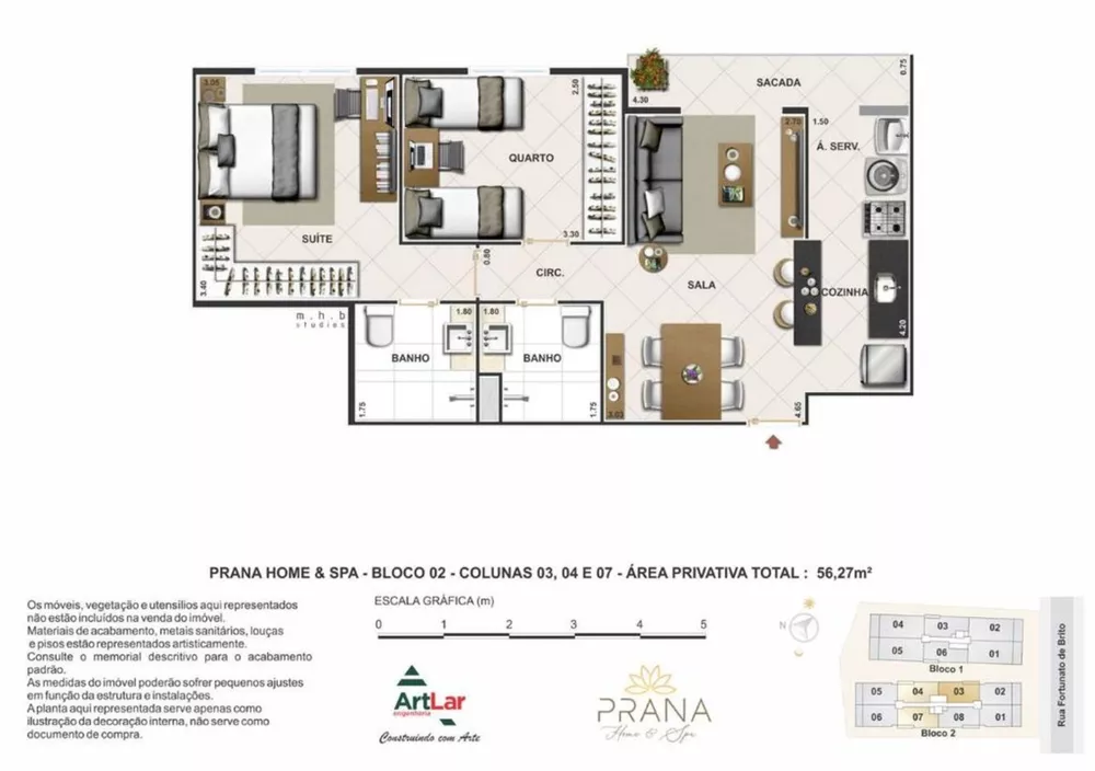 Apartamento, 2 quartos, 56 m² - Foto 31