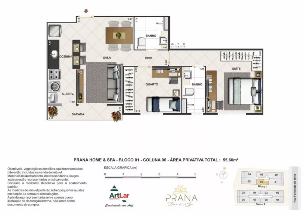 Apartamento, 2 quartos, 56 m² - Foto 29