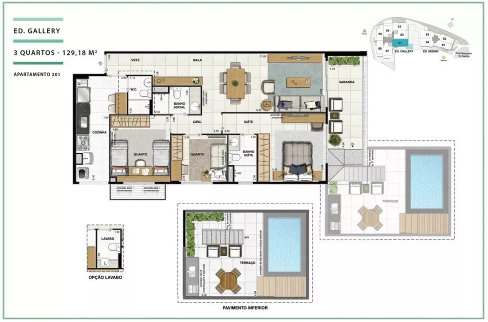 Apartamento, 3 quartos, 103 m² - Foto 30