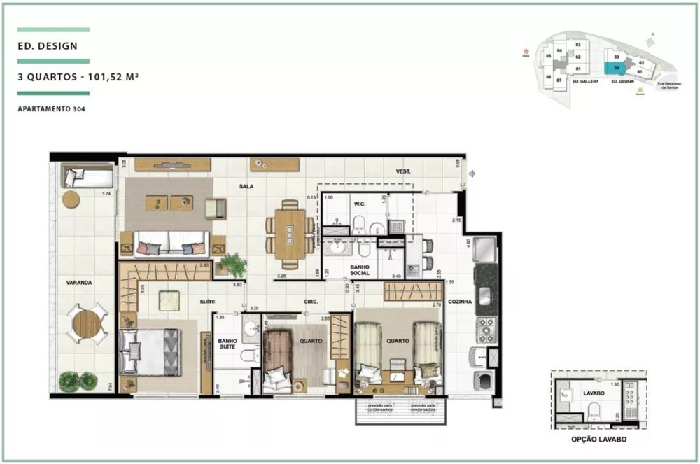 Apartamento, 3 quartos, 103 m² - Foto 26