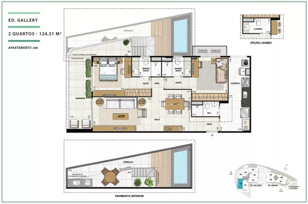 Apartamento, 3 quartos, 103 m² - Foto 29