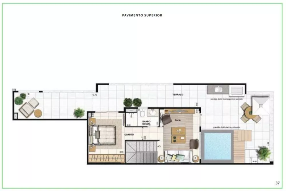 Apartamento, 3 quartos, 103 m² - Foto 43