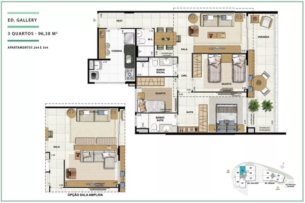 Apartamento, 3 quartos, 103 m² - Foto 24