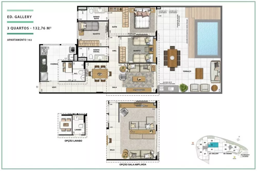 Apartamento, 3 quartos, 103 m² - Foto 31