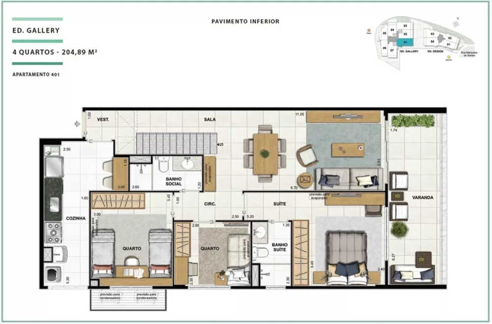 Apartamento, 3 quartos, 103 m² - Foto 19