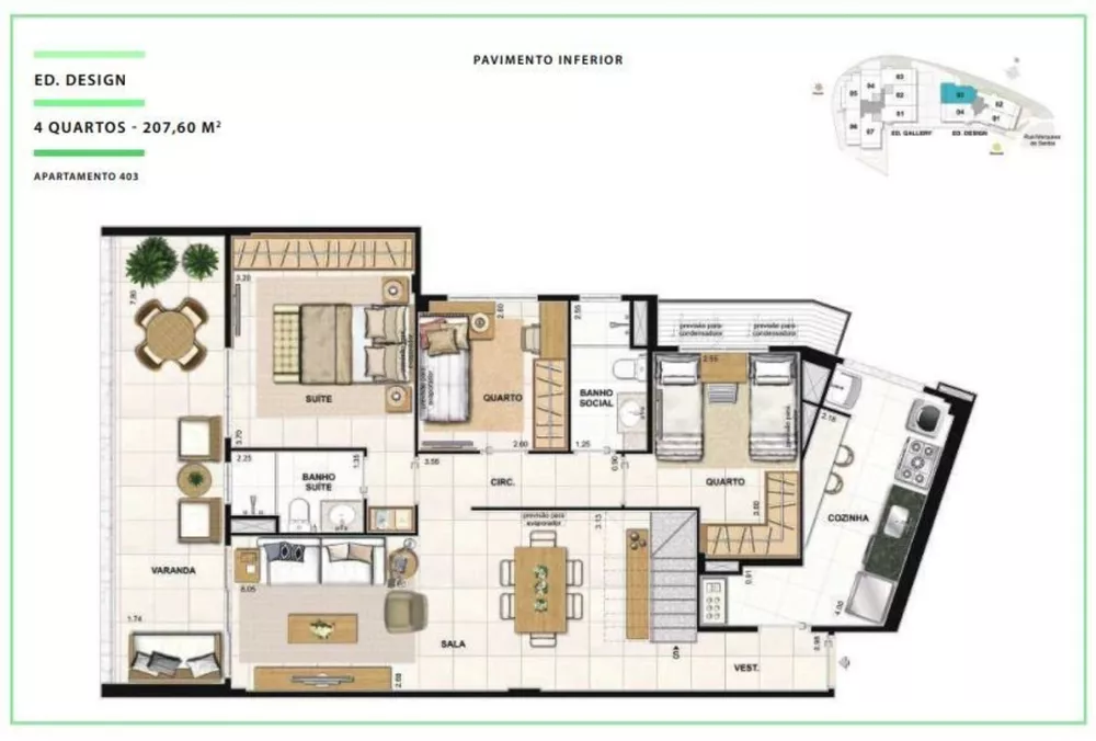 Apartamento, 3 quartos, 103 m² - Foto 39