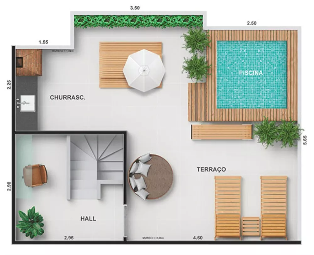 Cobertura, 2 quartos, 79 m² - Foto 30