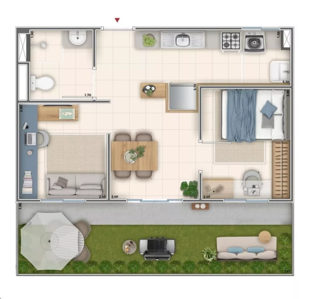Apartamento, 2 quartos, 36 m² - Foto 22