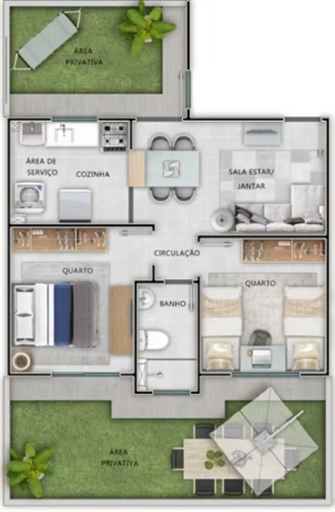 Apartamento, 2 quartos, 51 m² - Foto 12