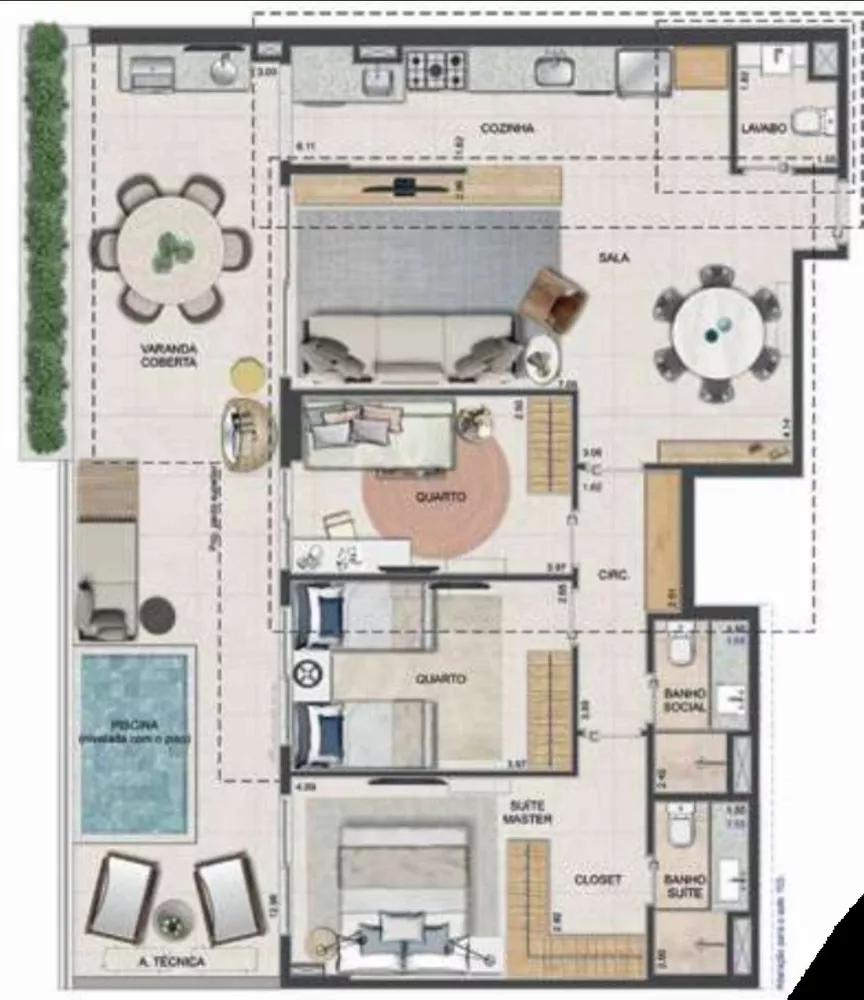 Apartamento, 3 quartos, 96 m² - Foto 26