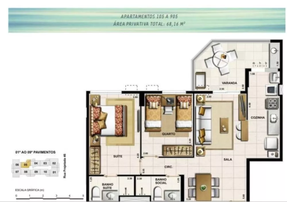 Apartamento, 3 quartos, 82 m² - Foto 11
