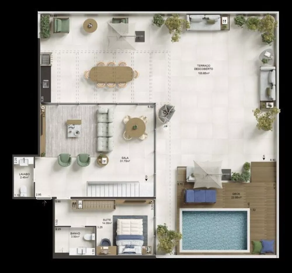 Apartamento, 4 quartos, 245 m² - Foto 48