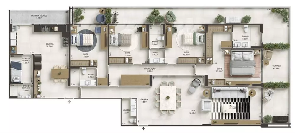 Apartamento, 4 quartos, 245 m² - Foto 31