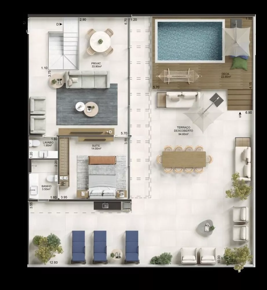 Apartamento, 4 quartos, 245 m² - Foto 45