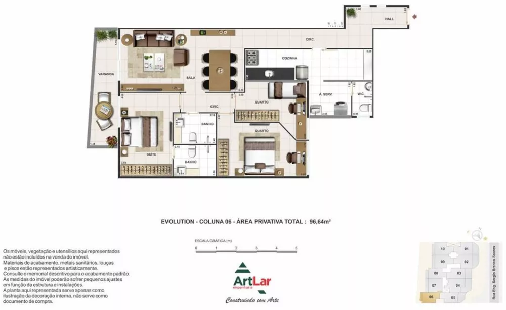 Cobertura, 3 quartos, 177 m² - Foto 19