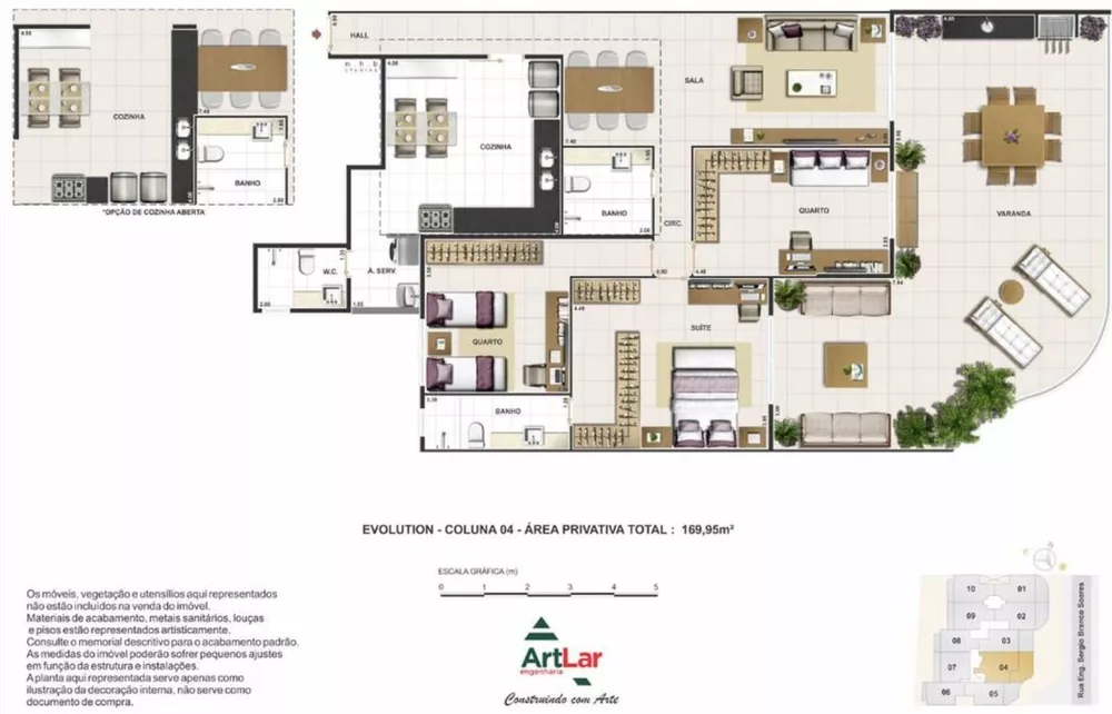 Cobertura, 3 quartos, 177 m² - Foto 17